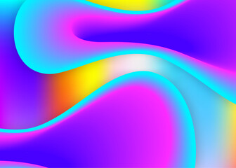 Fluid background with liquid dynamic elements and shapes.