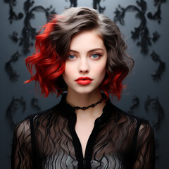Fototapeta premium Portrait of a beautiful young woman