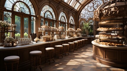 Majestic European Landmarks: Exploring the Grandiose Interiors of Historically Rich Cathedrals and Chapels, generative AI