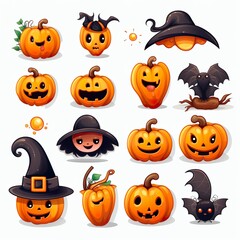 Halloween icons | Generative AI