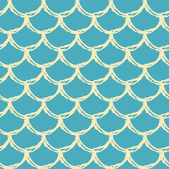 Fish scale seamless pattern