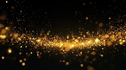 abstract background shining gold dust particle