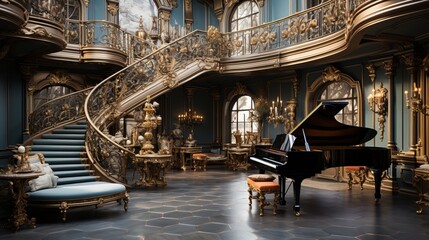 Nighttime Reflections: Exploring the Industrial Marvels of a Coastal City Amidst the Seas and the Architectural Legacy, generative AI