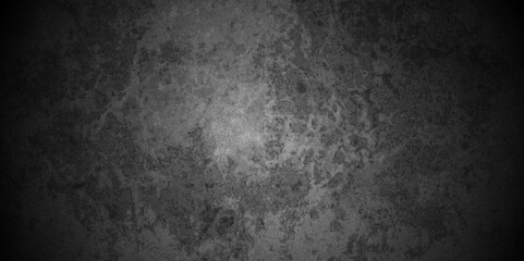 Dark Black background texture, old vintage charcoal black backdrop paper with watercolor. Abstract background with black wall surface, black stucco texture. Black gray satin dark texture luxurious.