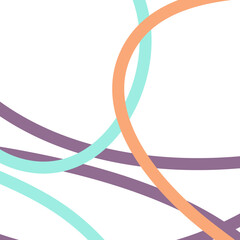Colourful Squiggly Lines Background 