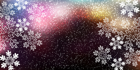 雪　クリスマス　冬　空　背景