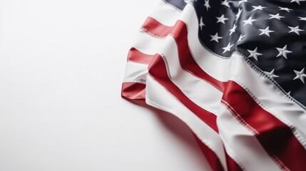 event banner with american flag and copy space .concept of people's free will, democracy and independence. 
