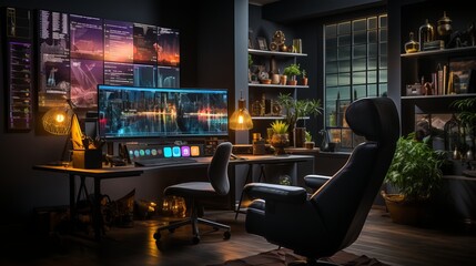 A Festive Night in the Urban Jungle: Delights of Christmas Shopping, City Streets Alive with Business, Vibrant Lights & Wholesome Food, generative AI