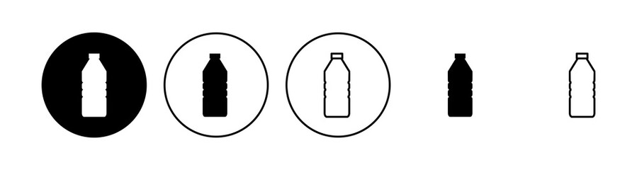 Bottle icon set. bottle vector icon