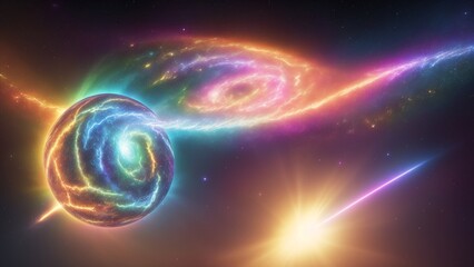 Two Galaxies In The Sky