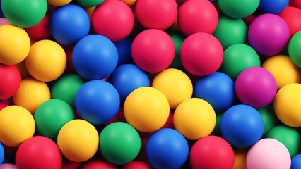 Fototapeta na wymiar A Bunch Of Colorful Balls