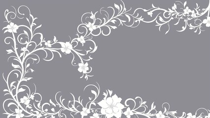 Floral Frame Vector