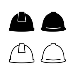 Helmet icon vector. safety helmet icon