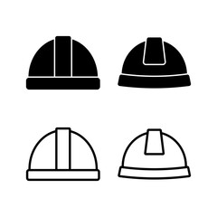 Helmet icon vector. safety helmet icon