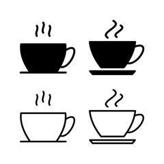 Cup coffee icon vector. coffee cup icon. mug