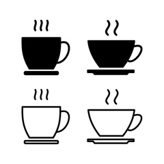 Cup coffee icon vector. coffee cup icon. mug