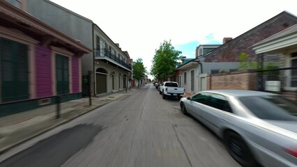 Motion tour New Orleans French quarter real estate circa 2023