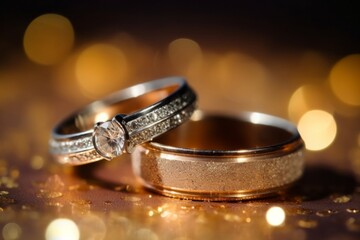 二つの結婚指輪：AI作品
