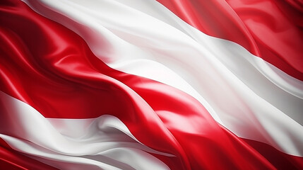 Fototapeta premium Indonesia flag for independence day banner with red and white color. 17 August. Independence day illustration. 