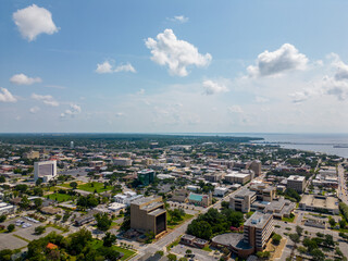 Aerial photo Downtown Pensacola FL