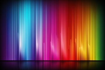 Rainbow gradient wallpaper. Generative AI