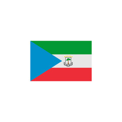 Equatorial Guinea flags icon set, Equatorial Guinea independence day icon set vector sign symbol