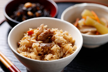 かしわめし　鶏飯