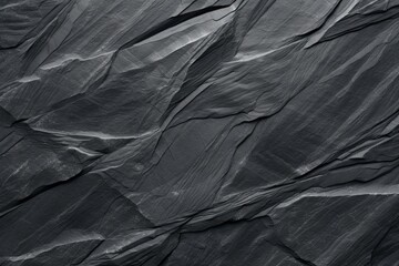 Sleek and Textured: Dark Gray Slate Background (Generative AI)