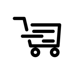 delivery cart icon line style 