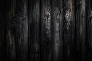 Sleek and Subtle: Dark Wood Textured Background (Generative AI)