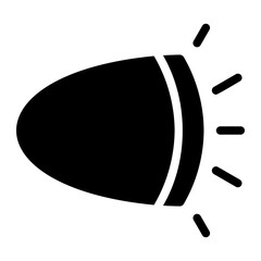 headlight glyph icon
