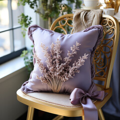  Cotton pillow lace trim lavender sachet relaxing
