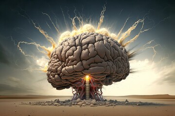 The detonation of a brain. Generative AI