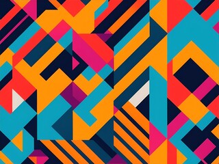 Abstract background with a bold geometric pattern