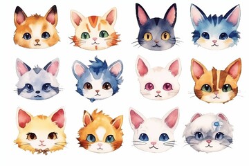 猫のイラスト,Generative AI AI画像