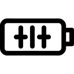 Fototapeta premium battery energy transparent background