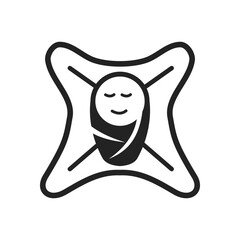 baby logo template. Icon Illustration Brand Identity. Isolated and flat illustration. Vector graphic