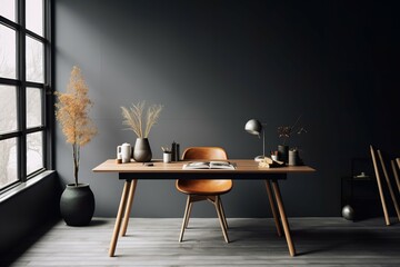 Decorating and designing Scandinavian offices in modern homes.