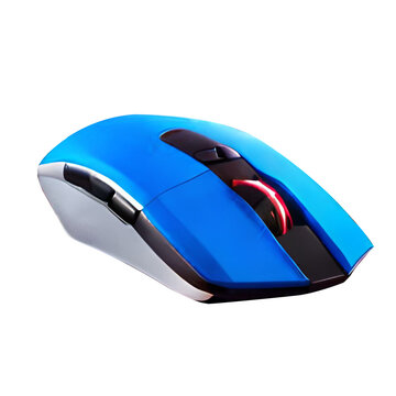 Revolutionary AI-Infused Mouse Art: Vibrant Blue, Black & Red PC Accessory! Top Quality PNG, Seamless Integration. Perfect ! 