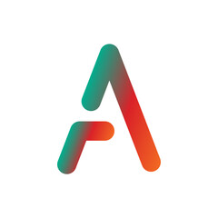 Monogram design vector logo. Monogram initial letter mark A logo design. Monogram design vector logo. Monogram initial letter mark A logo design simple A monogram