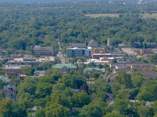 Area view of downtown Wheaton