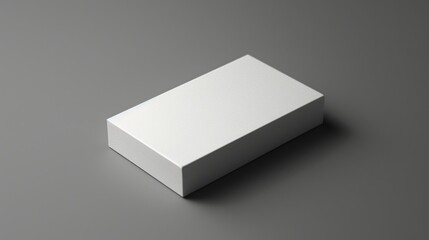 Blank white business card mockup Generative AI