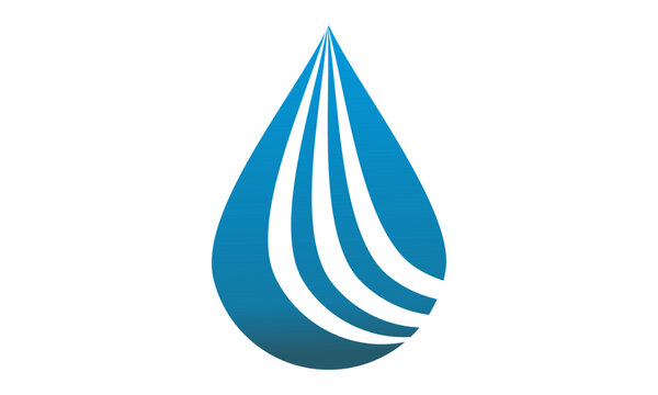 icon water drop vector logo