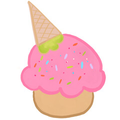 cream cone