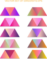 Gradient Vibrant Colorful Pattern Combination Colors Background. Red Blue Orange Pink Green color style illustration