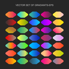 Gradient Vibrant Colorful Pattern Combination Colors Background. Red Blue Orange Pink Green color style illustration