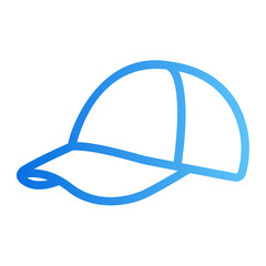 cap gradient icon