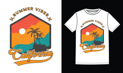 Summer vibes t-shirt Design