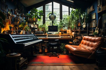 Famous Music Artists Home Studio, Generative AI