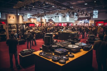 Fototapeta premium Music Technology Expo, Generative AI
